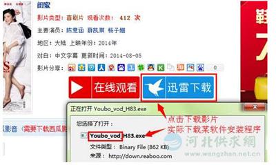 誘騙用戶下載影片，實(shí)則下載木馬病毒