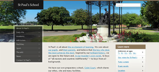 該網(wǎng)站是一個(gè)靈活的網(wǎng)格布局變化取決于瀏覽器的窗口的大小。布局的改變表明光滑，光滑的動(dòng)畫。